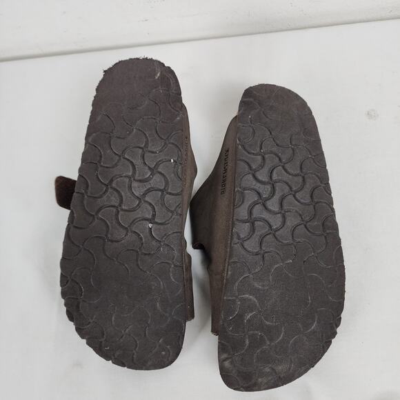 Birkenstock Sandals PARTS OR REPAIR 37EU 3US Slip On Arizona Brown Leather 240 - Picture 2 of 10